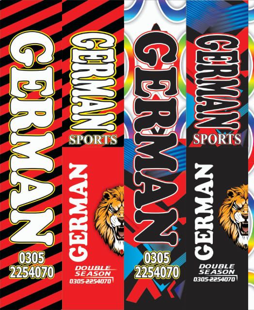 JD, SAKI, GERMAN Full Sticker & Half Sticker Complete 1 Set Front or Back for bats