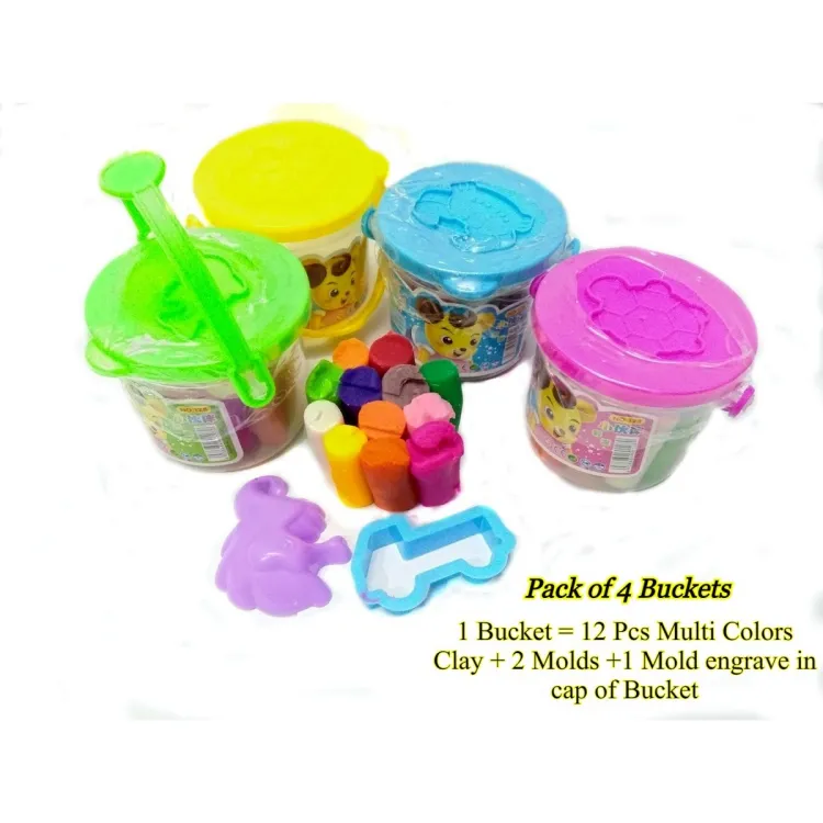 Kiddy Dough Bucket Modeling Play Set