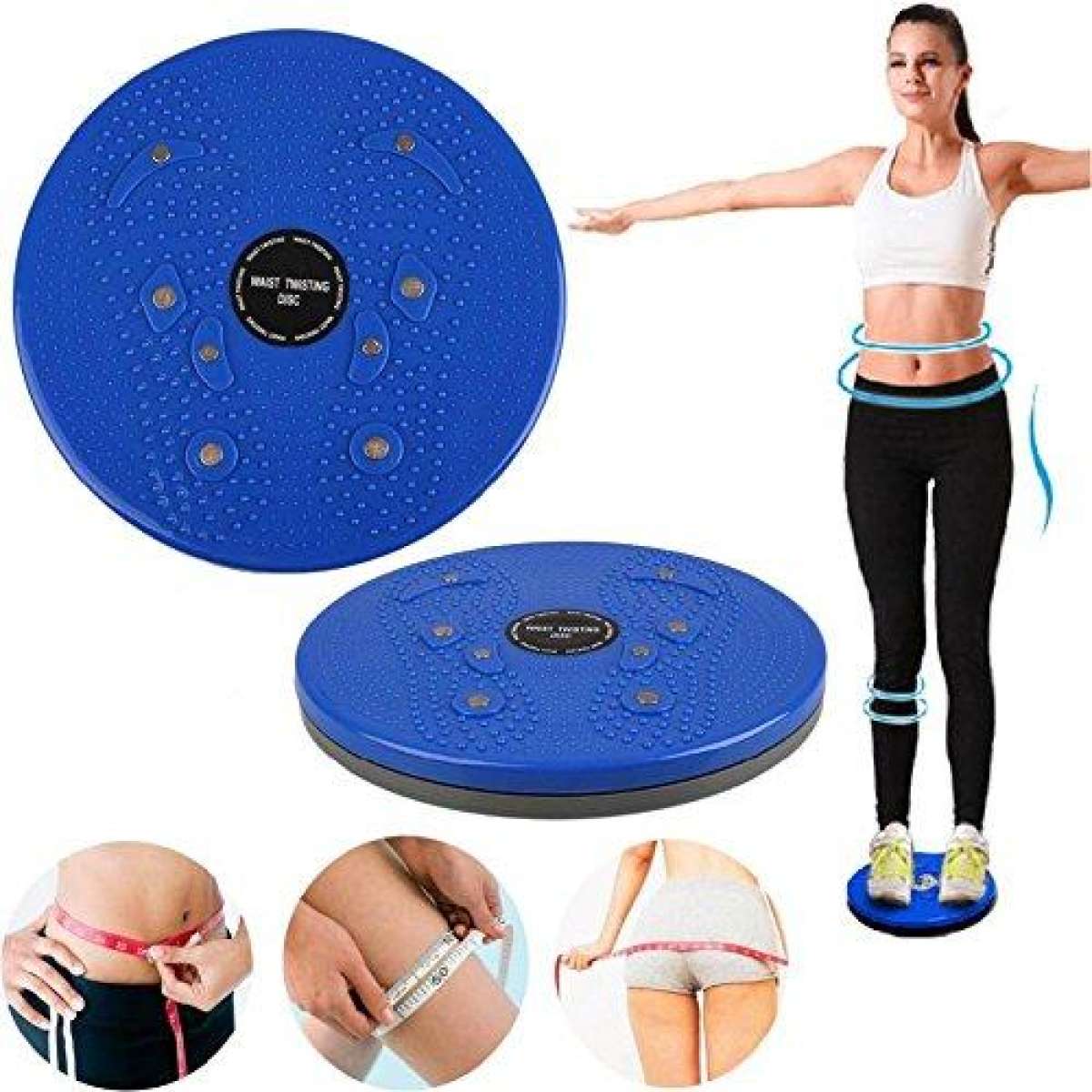 Slimming Exericiser with Rope Exercise with Foot Massage Waist