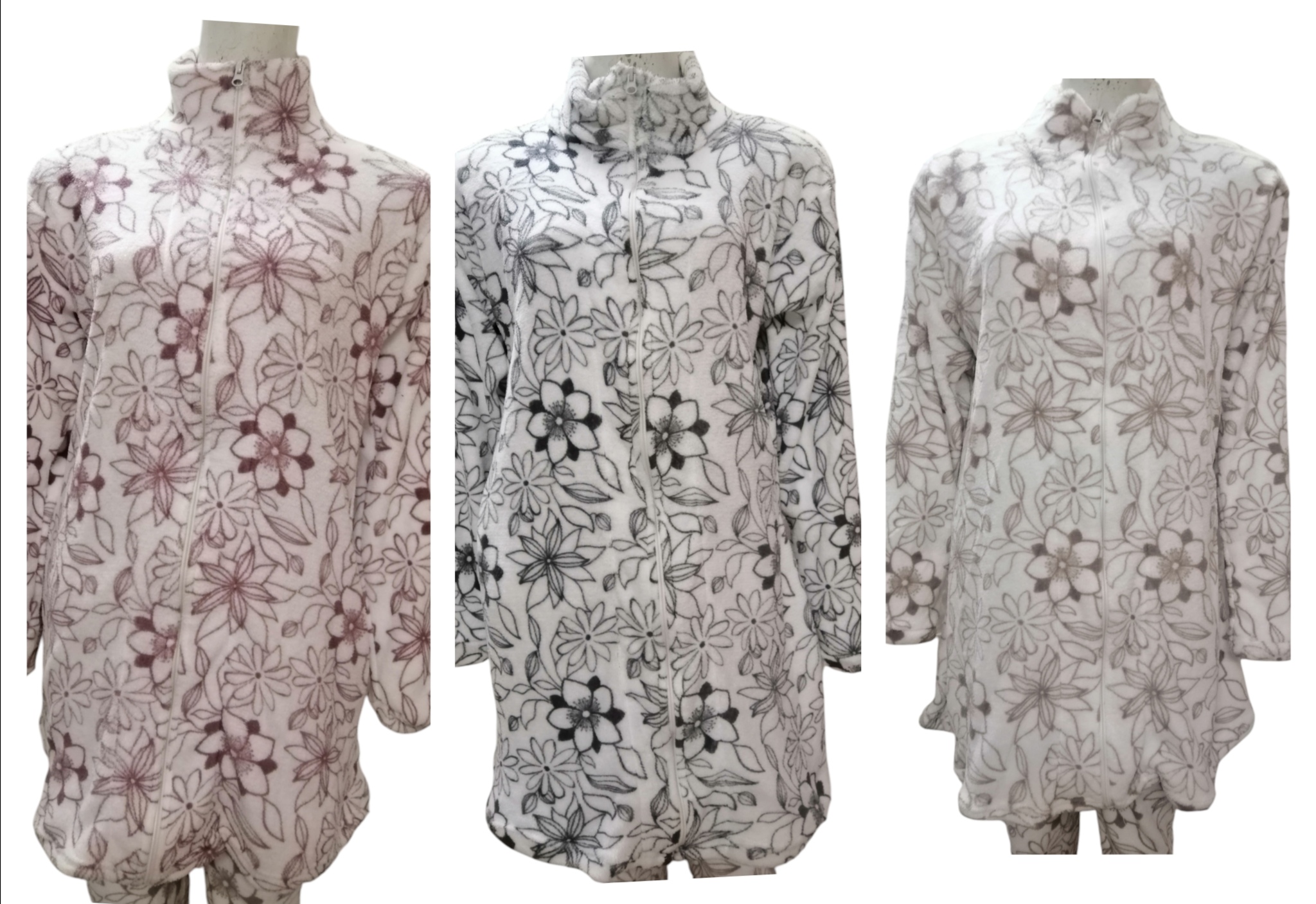 Ladies Fleece Upper with zip Zipper