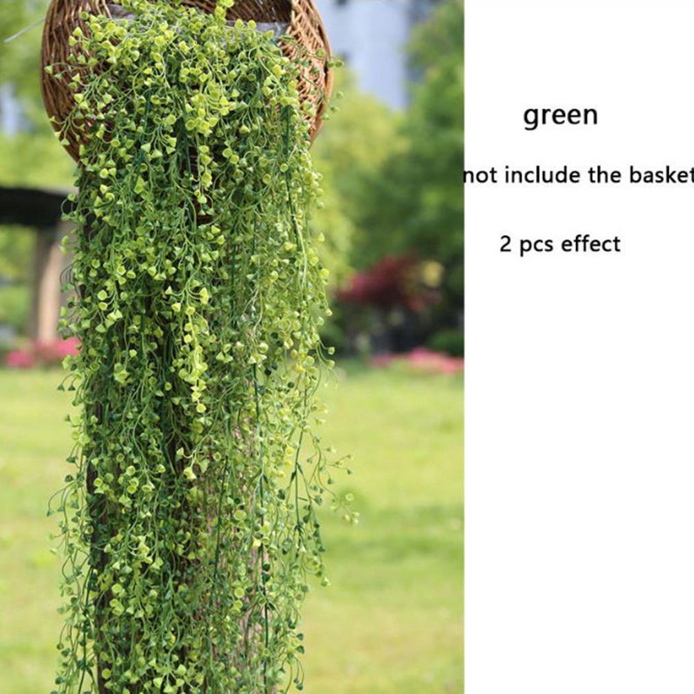 Artificial Green Ivy Leaf Vine Garland Plants / Artificial Wall Hanging