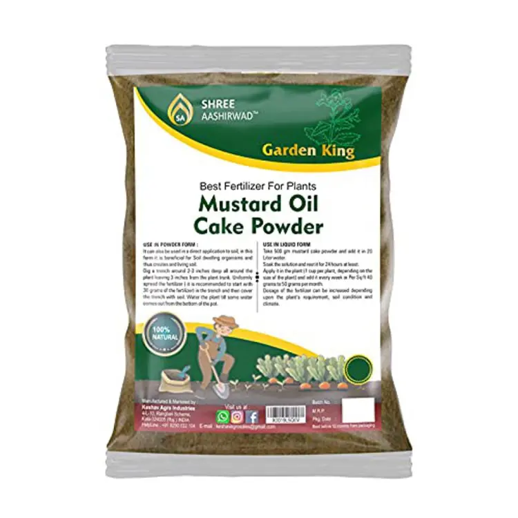 Organic Mustard Cake Fertilizer - Fertilizer | Plantshop.me