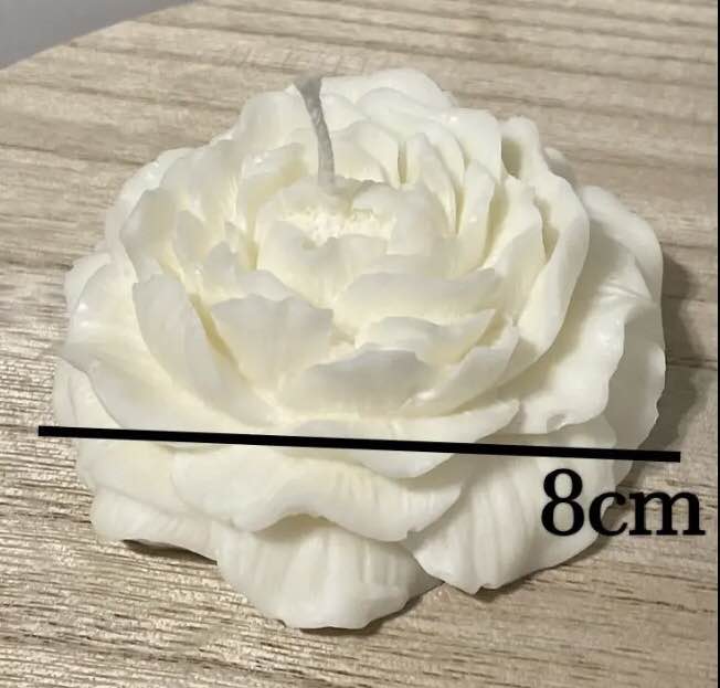 Set of 3 Mini Flower Vase Oval Tray & Peony Rose Candle Is Best for Home Decor, Modern Minimalist Home Decorative Set