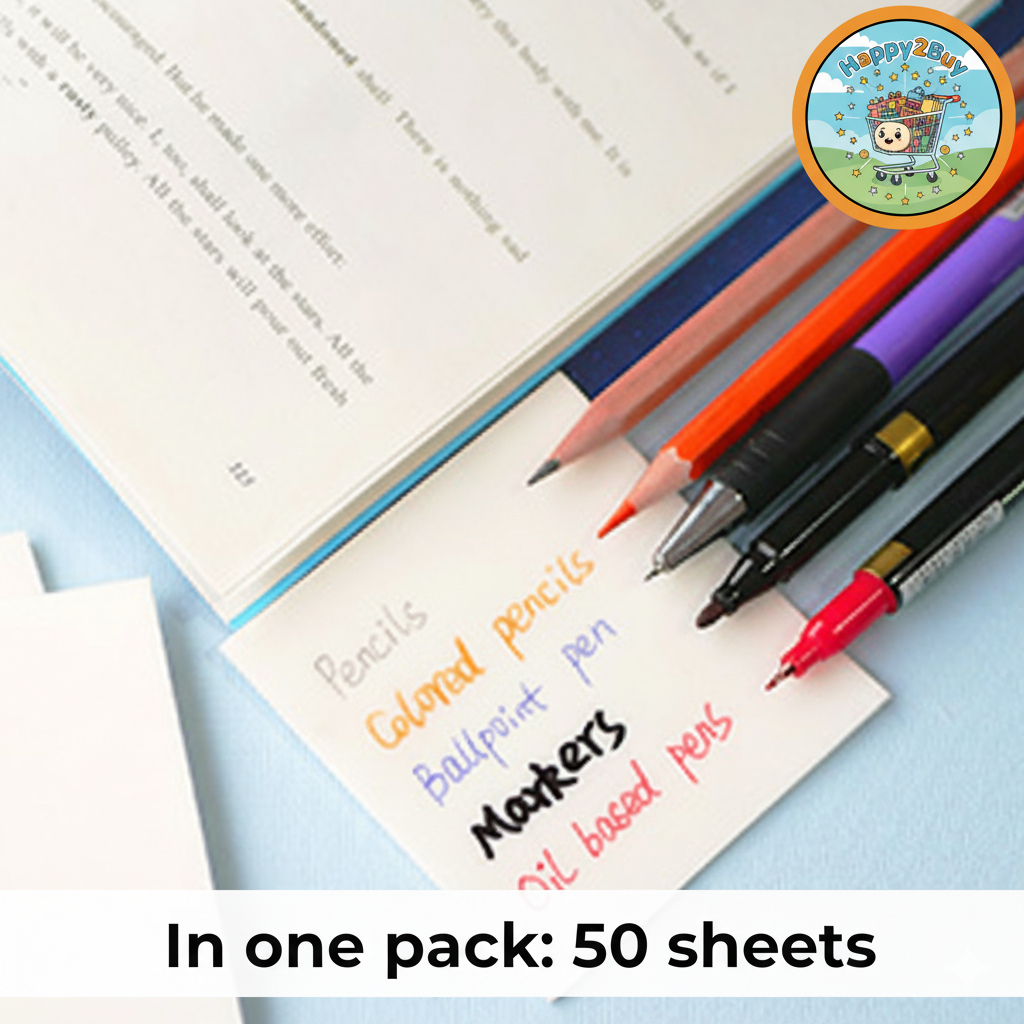 Transparent Sticky Notes - 3x3 inch Clear Sticky Notes Waterproof Self ...