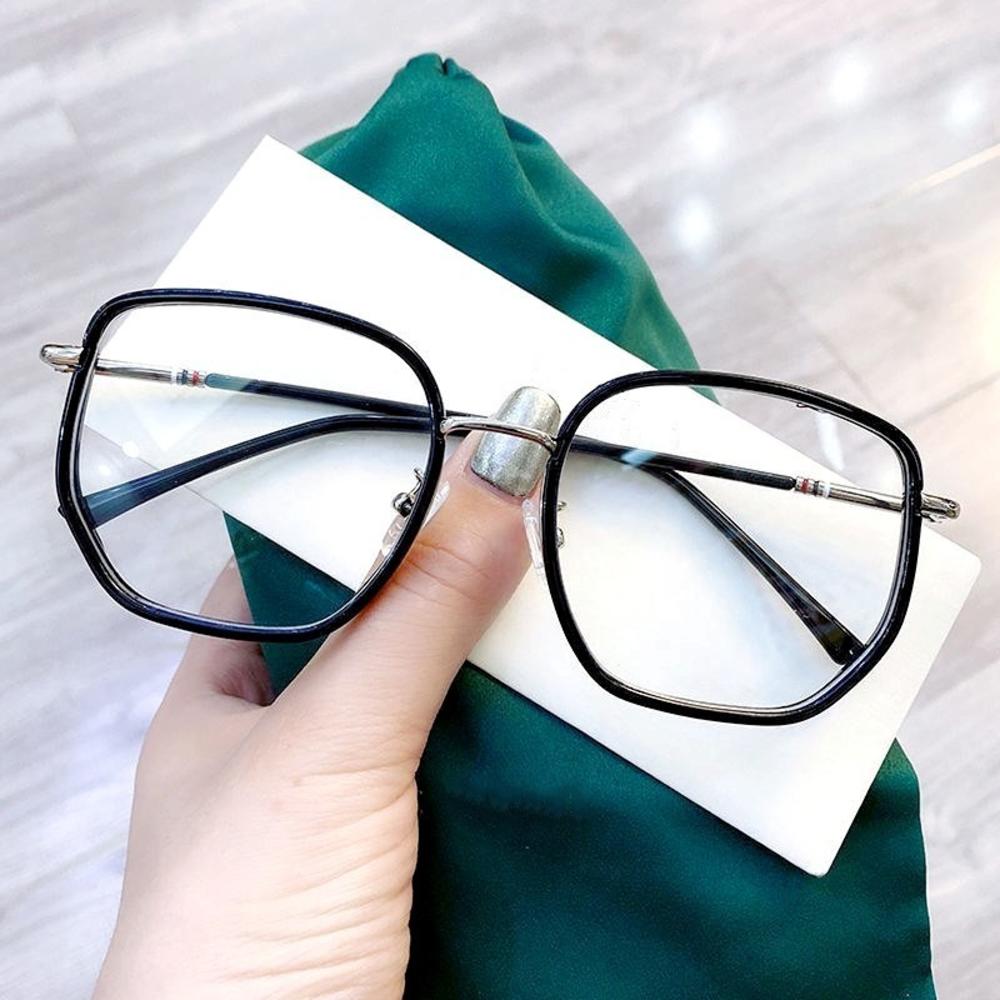 Ultralight Blue Blocking Glasses Women Girls Retro Frame Plain