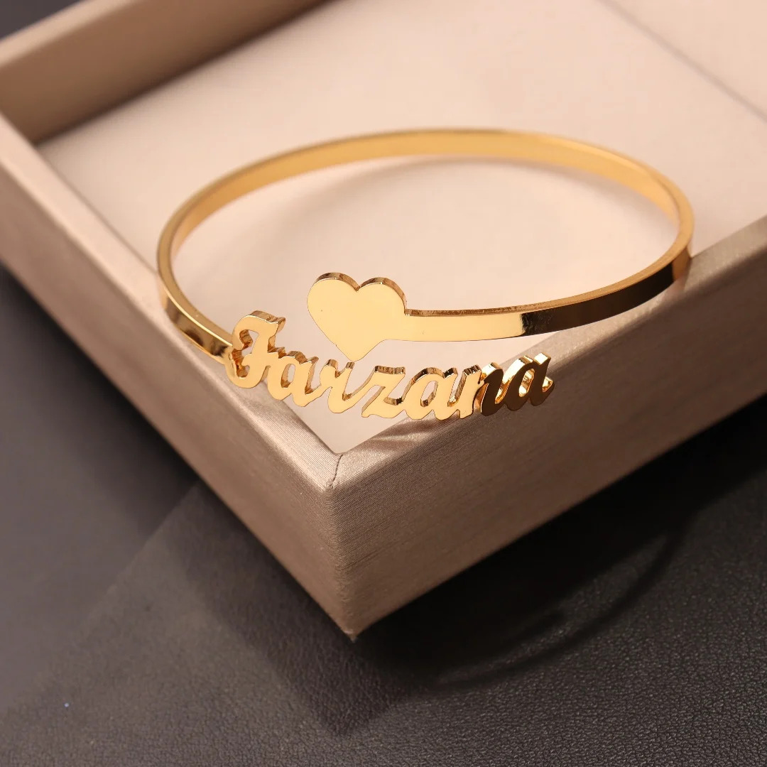 The Jewel Lodge Customize Bangles , Personalized Name Bangle And Bracelets, Custom Name Bangle & Name Bracelet For Girls And Boys (PERFECT GIFT TO SEND YOUR WIFE , FIANCE OR ANY ONE)