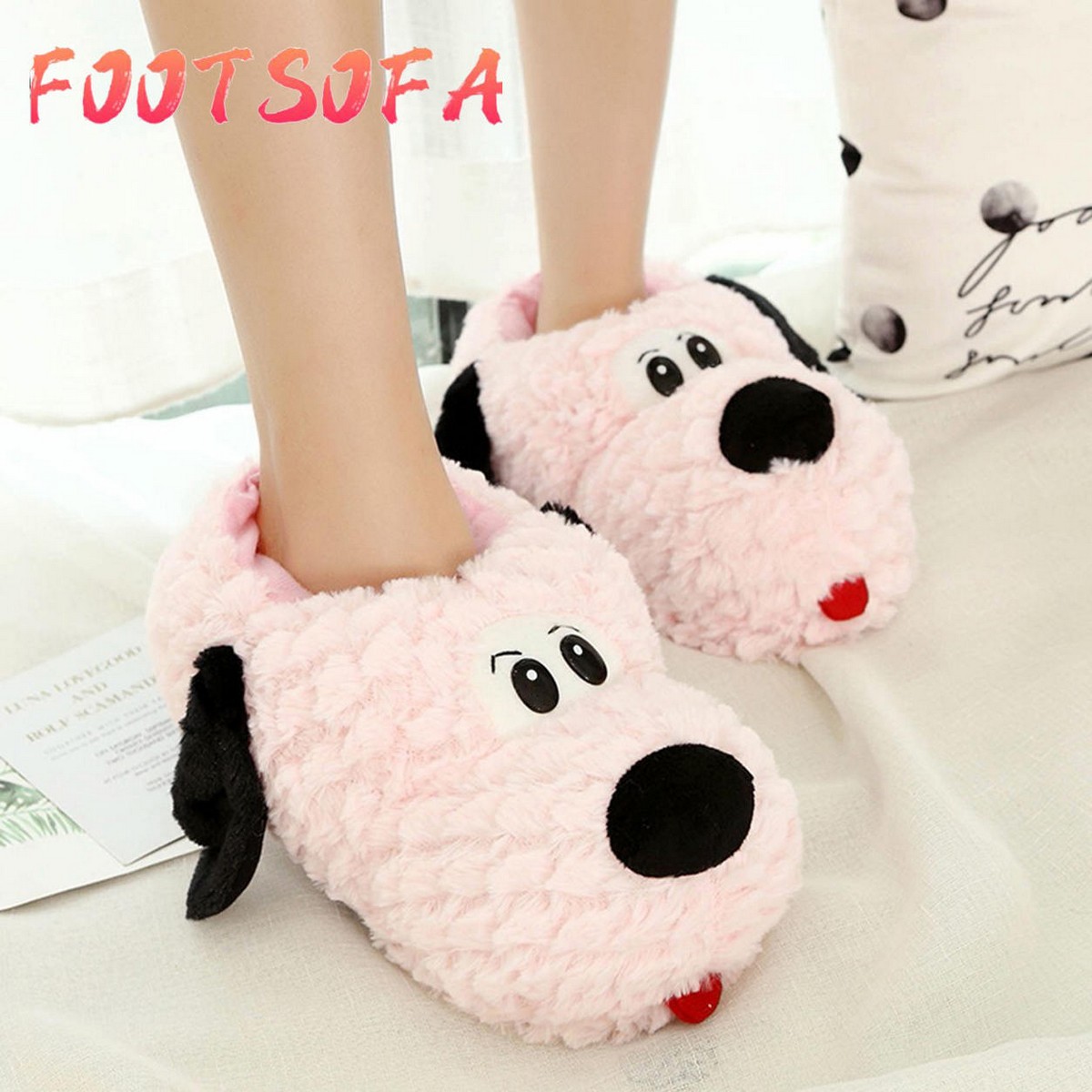 puppy slippers for women