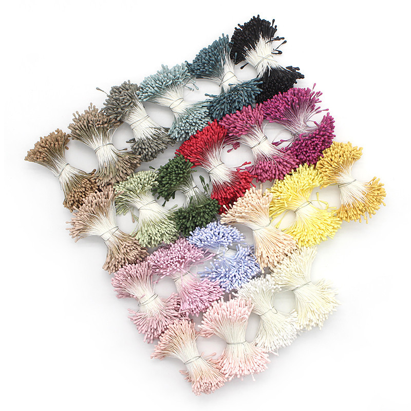 Lucia Crafts 144 420 600 1000pcs lot Flowers Stamen 2mm Diy Artificial