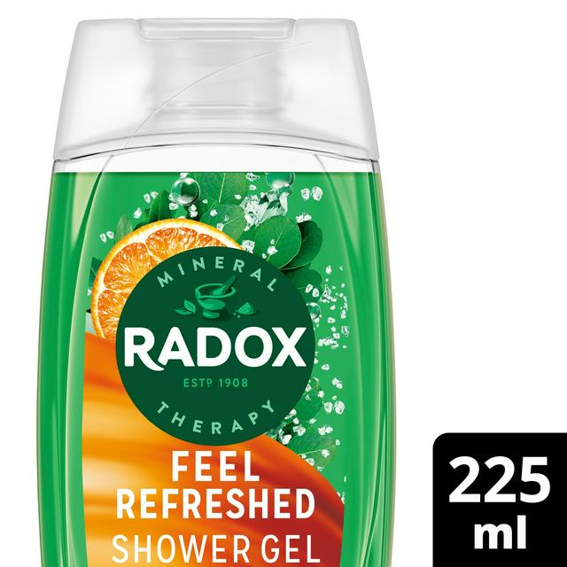 Radox Feel Refreshed Shower Gel Eucalyptus & Citrus Body Wash | Body Cleansing Care | 225ml