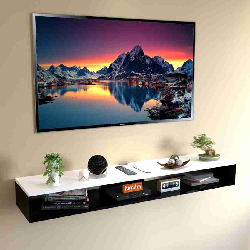 Led tv shelf Wall mounted Lcd racks Wall Mounted Media Console Floating TV Shelf Tv entertainment unit Floating tv rack