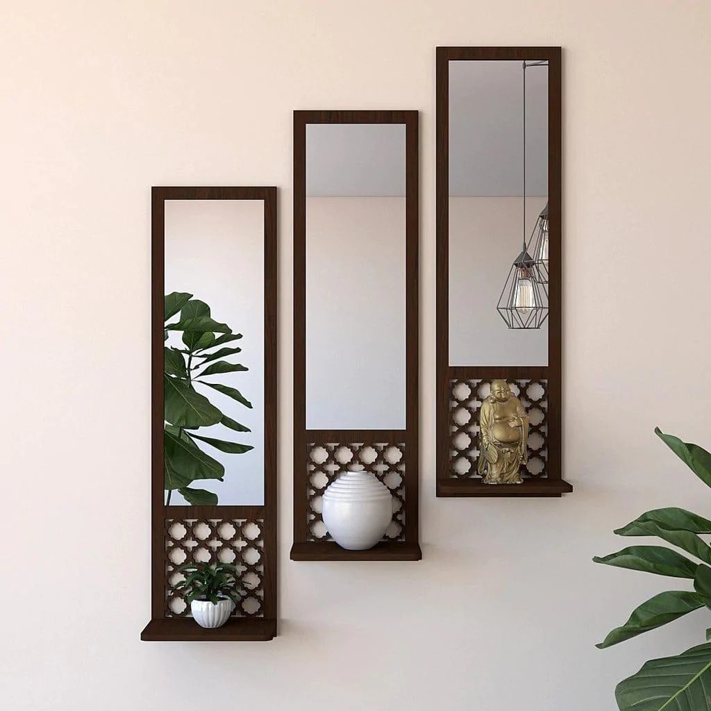 Dotz Brand Wall decorations items, Wooden wall shelf for bedroom, Wooden wall decorations for home, Wall hanging,Gift items, Acrylic mirror wall art, Acrylic wall décor, Home decoration items, Acrylic wall shelf,  Wooden Wall Art, Candle Stand wall decor