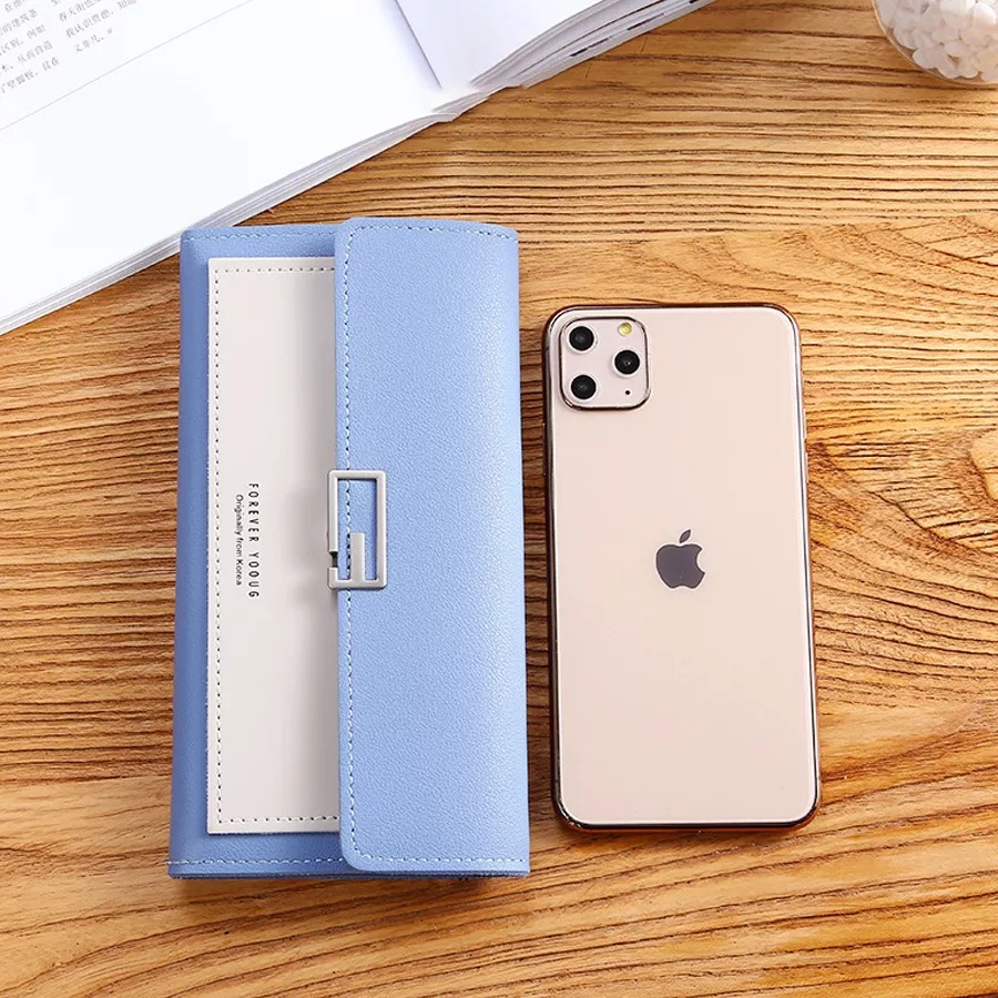 Wallet for Women - New Fashion Long Trifold Purse and Wallet for Girls