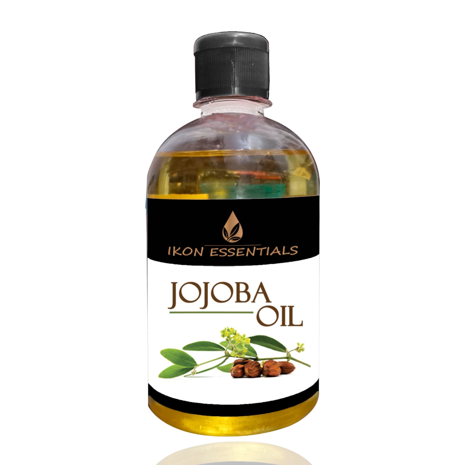 JOJOBA OIL UNAAB IKON ESSENTIALS 50 ML 100 ML 250 ML 450 ML COLD PRESSED PURE AND NATURAL for Men And Women Organic Hair Care - Reduces Hair Fall | Promotes Hair Growth
