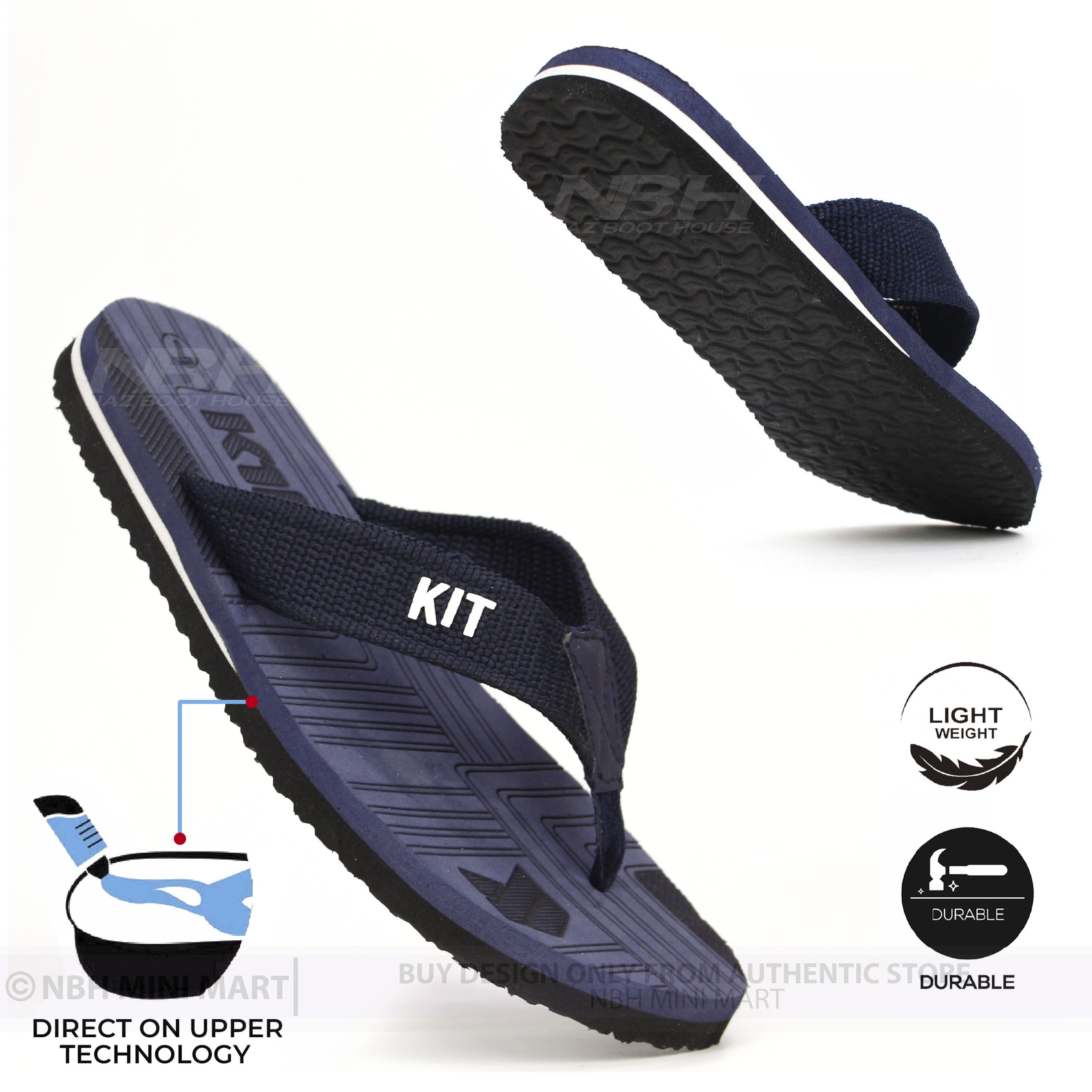 Slippers For Men - Non Slip Flip Flops For Boys - Comfortable And Lightweight Chappals for Men - Slippers For Boys - Perfect Gift For Boys