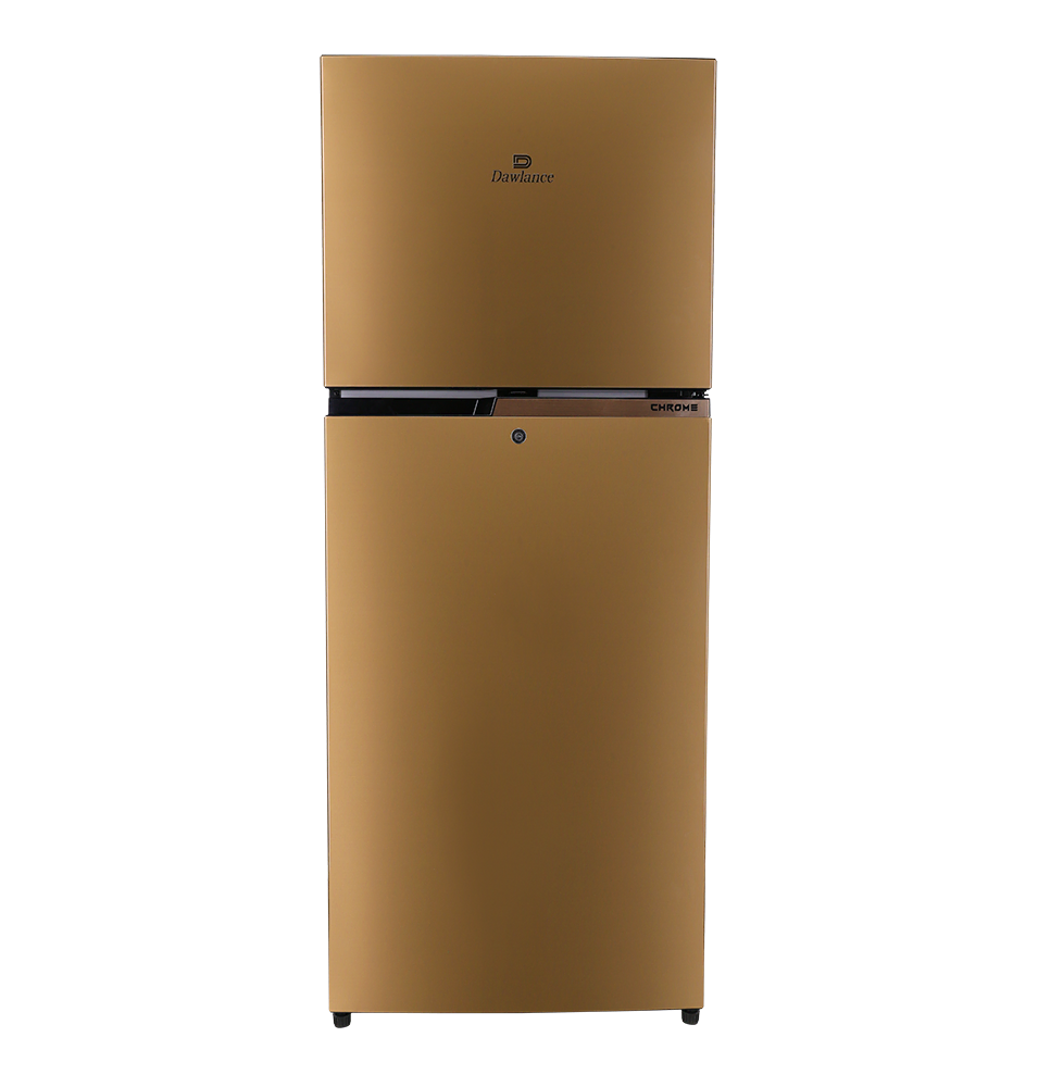 Dawlance REF 9173WB E-Chrome Hairline /Golden/12 CFT/12 Years Compressor Warranty/Medium/Fridge/Freezer