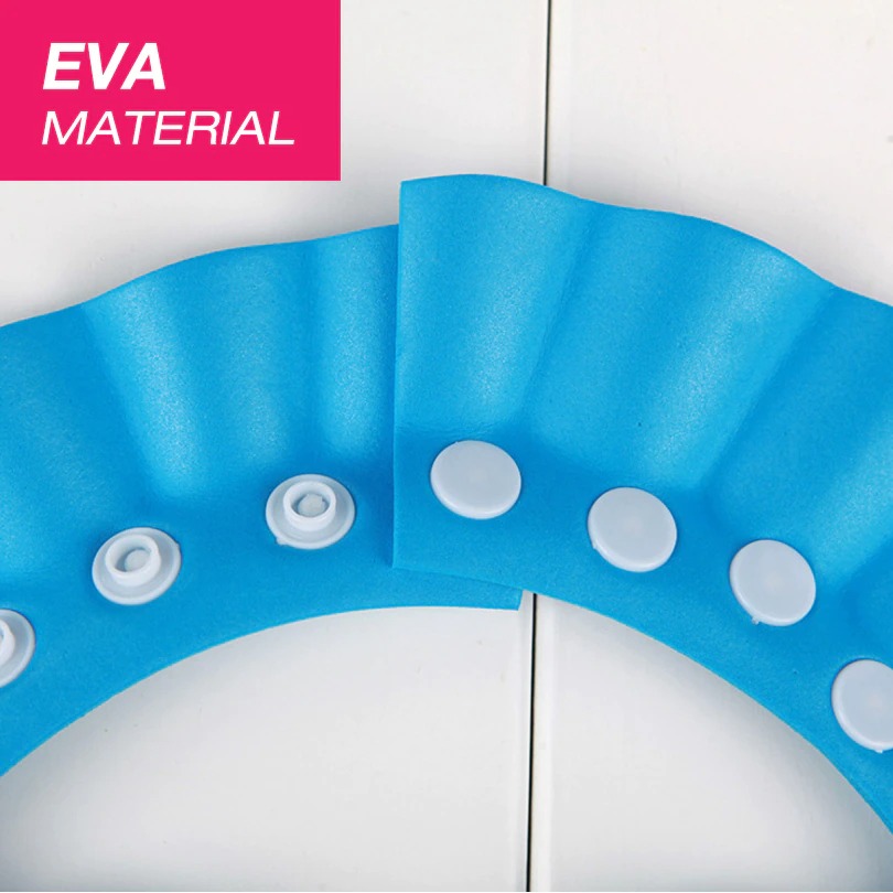Baby Shower Cap Adjustable Hair Wash Hat For Kids Ear Protection Kids Shampoo Cap Durable Protect Eye Water-proof