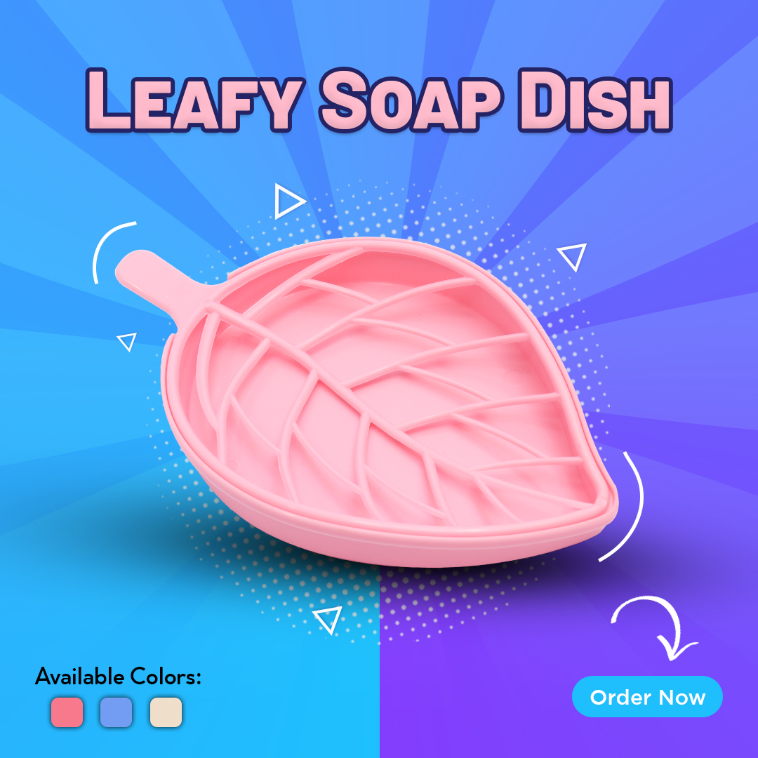 Buy New Leaf Shaped Soap Holder, Leafy Soap Dish, Non slip Soap Box