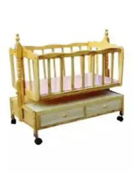 wooden cradle for baby online