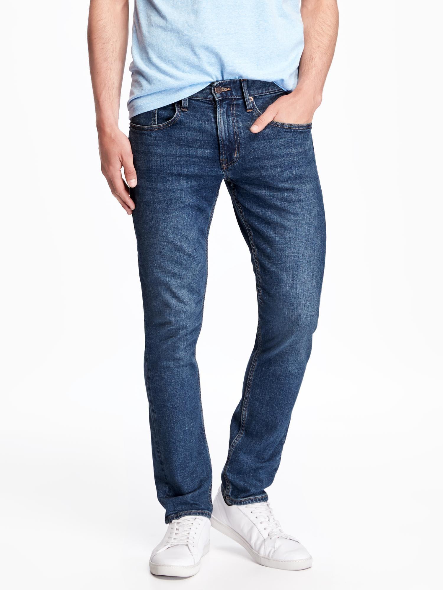 Skinny Built-In Flex Jeans For Men