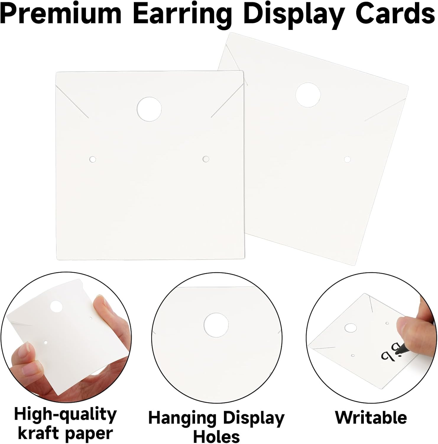 THEVEIL.PK Viral Jewellery Display Cards | Pack of 25, 50, 100, 150 & 200 | Earring & Necklace Display Holder Cards for Small Jewellery Business Packaging & Branding jewellery display cards, earring cards, necklace display, small business, packaging
