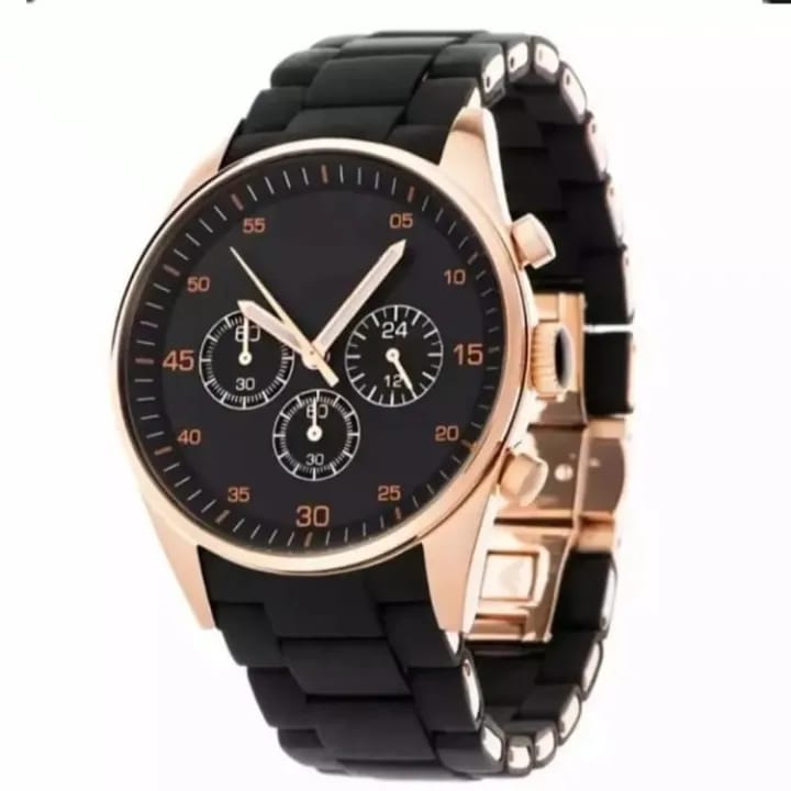 Premium Quality Rubber Chain Watch for Men Women| Trendy Mate Chain Watch-Luxury Design
