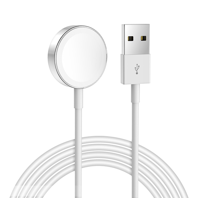 USB-A Fast Charger Magnetic Wireless 5W For Watch - White