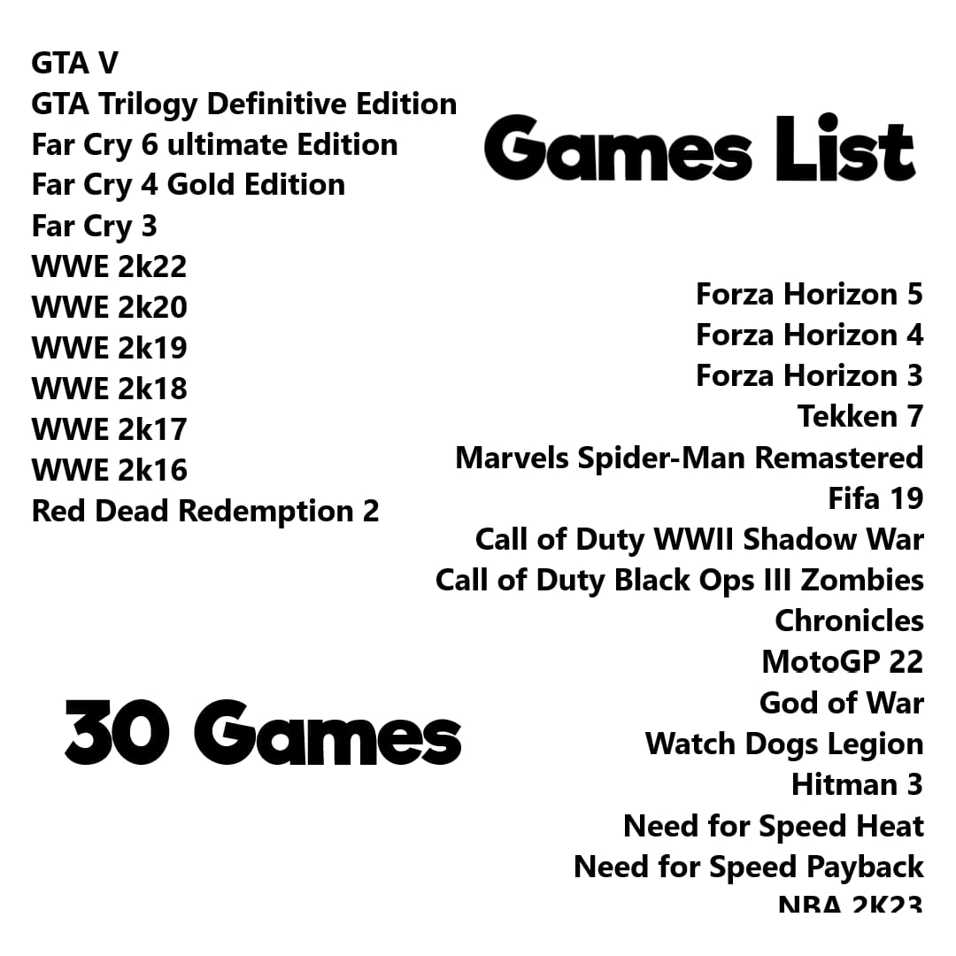 Any 10 Games Pack For PC (Google Drive/ Mediafire)