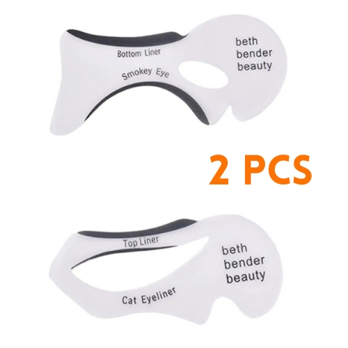 2/3/5/6 Pcs Eyeliner Stencils Winged Eyeliner Stencil Models Template Shaping Tools Eyebrows Template Card Eye Shadow Makeup Tool