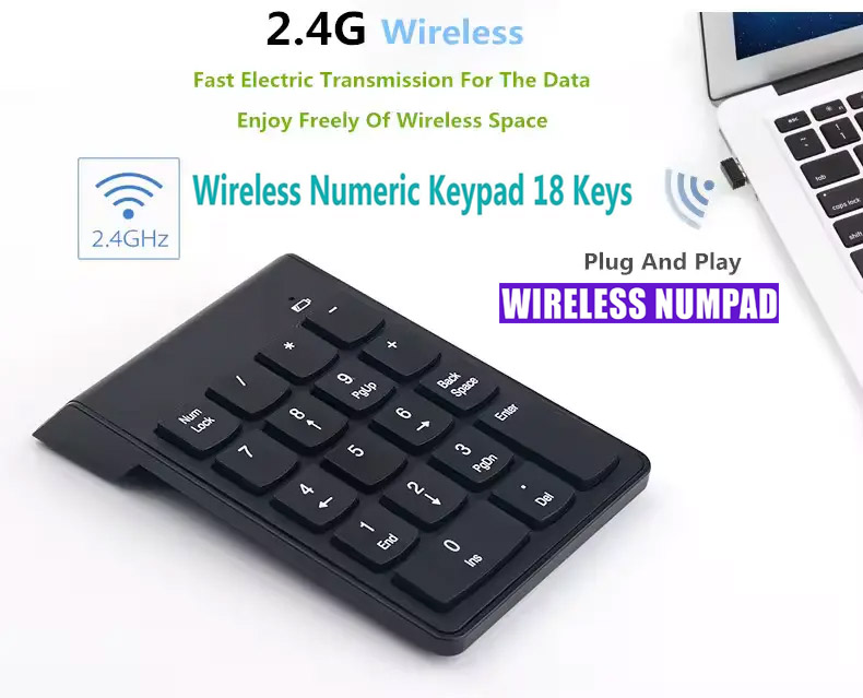 WIRLESS NUMPAD / Bluetooth Wireless Numeric Keypad