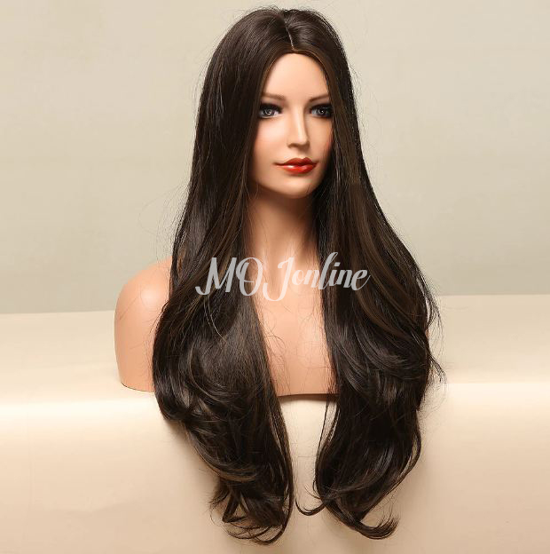 Long Length Full Head Wig for Girls | Long Straight Black Hair Wig | Natural-Looking Free Style Front