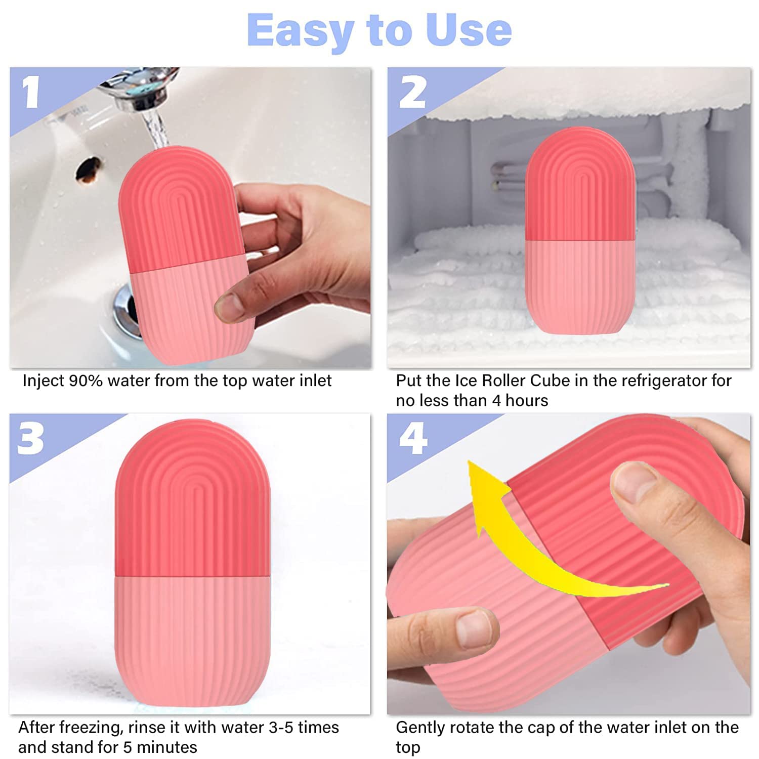 Face Stone Jade Roller Massager with Gua Sha Stone And Ice Roller Multicolour Set Facial Roller 100% Natural Stone Jade Roller For Skin Eye Neck Body Ice Cube