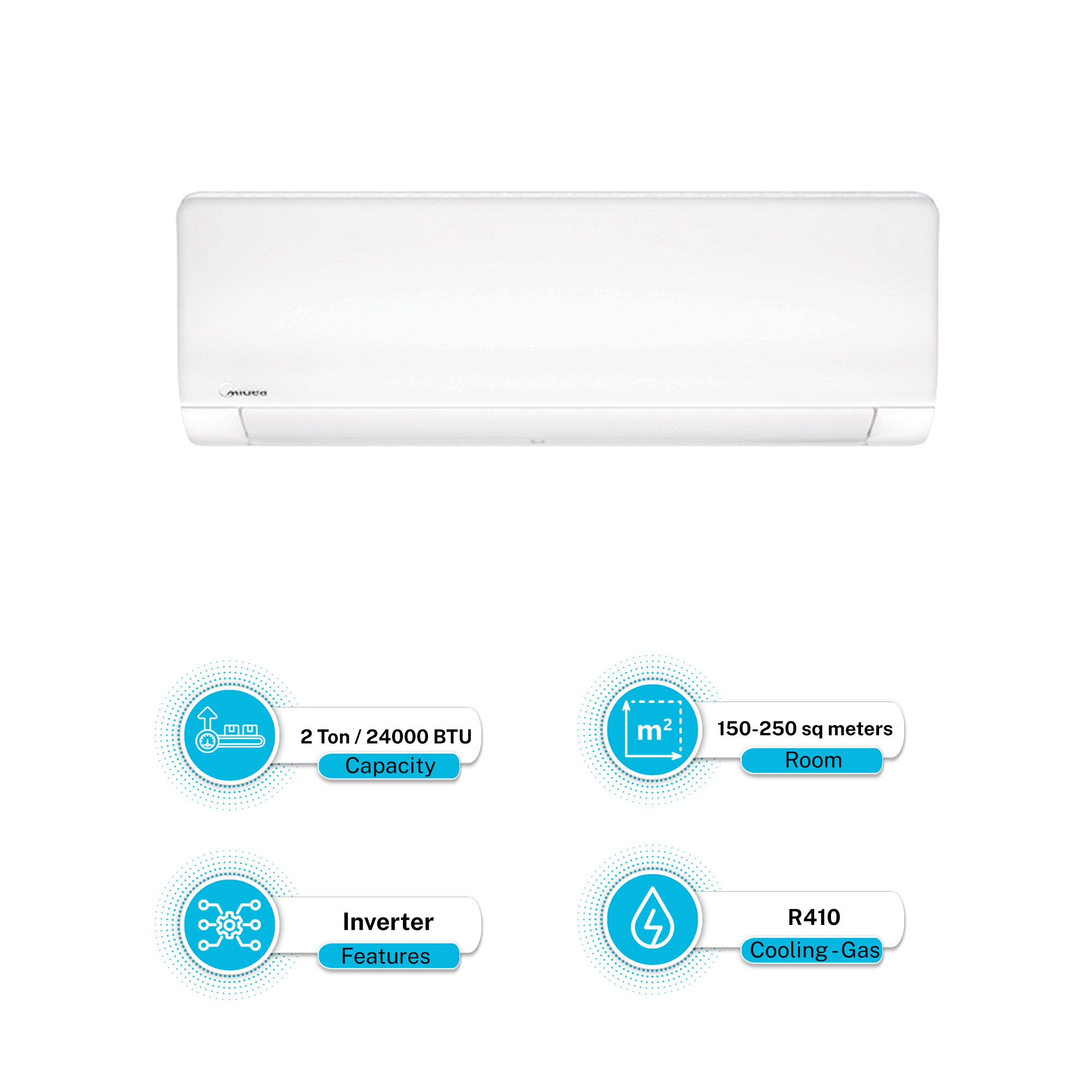Midea 2.0 Ton Xtreme Save DC Inverter Heat & Cool Air Conditioner