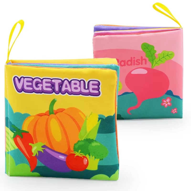 Baby Cloth Book Intelligence Development Early Learning Educational Toy Montessori for Kids Gift