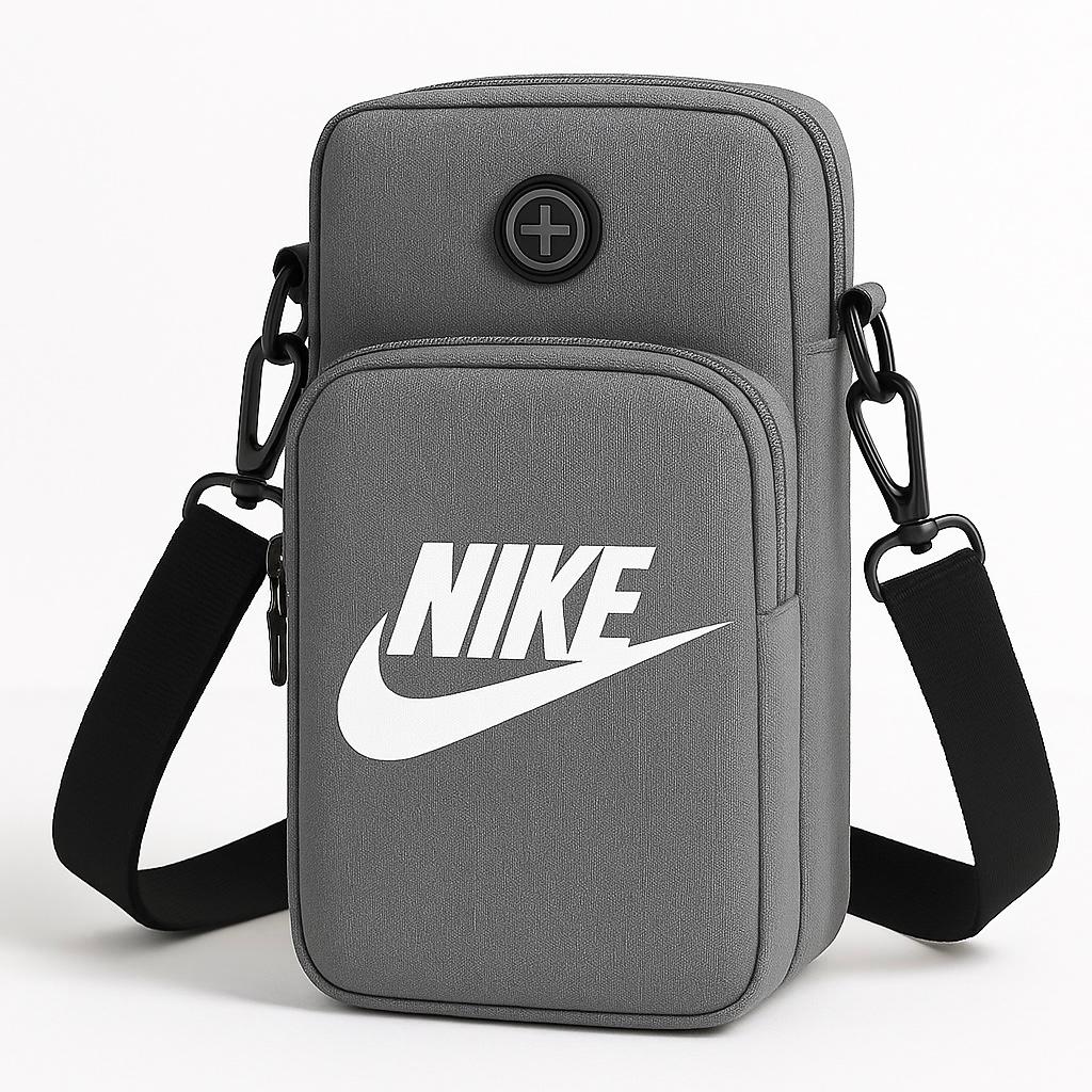 Balloon Nylon Mobile Phone Crossbody Bag – 3-Layer Wallet