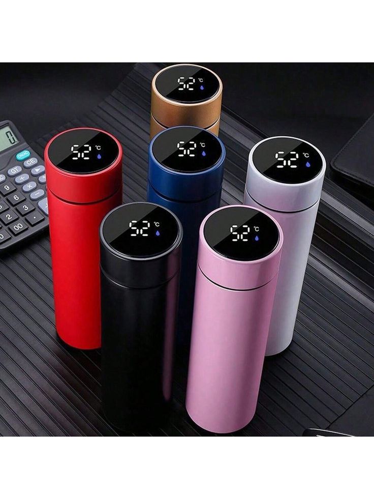 Smart LED Temperature Display Water Bottle – Stainless Steel Double Wall Vacuum Flask | Hot & Cold Thermal Bottle | Leak-Proof Travel Mug for Office, Gym, School & Outdoor