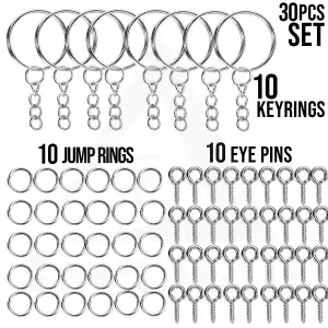 Keychain Material with Jump Ring (100pcs/pkt), Supplier & Wholesaler