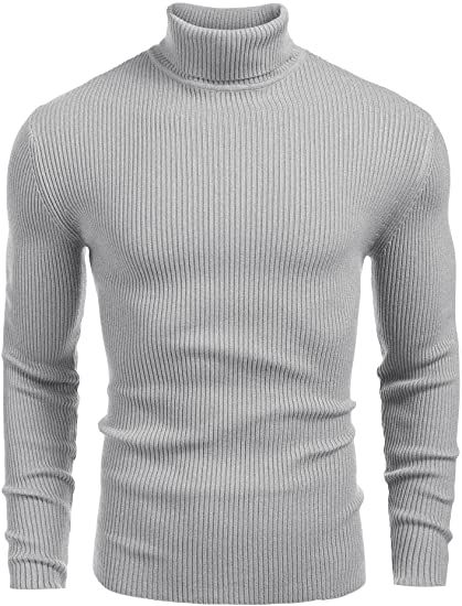Hi Neck  Grey cooler  Long  Sleeves  For  Men