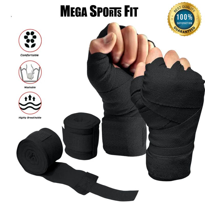 Boxing Hand Wrap Boxing Bandage Boxing Pati (Premium Quality 255 cm)