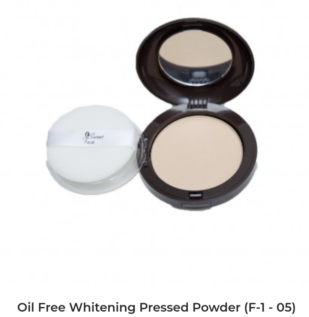 Sweet Face Whitening Pressed Powder Oil Control Perfect Stay Face Powder