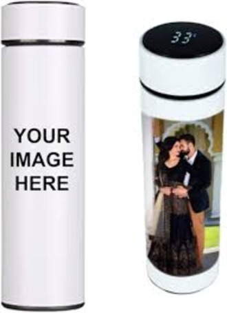 500ML Smart Thermos Water Bottle Led Digital Temperature Display Stainless Steel Coffee Thermal Mugs Intelligent Insulation Cups