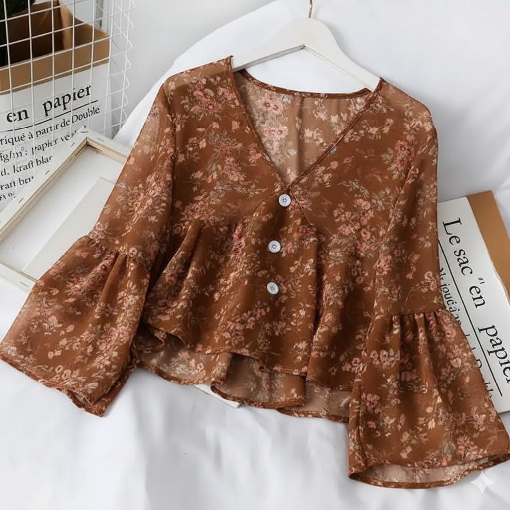 Chic & Flowy: New Women's Chiffon Tops