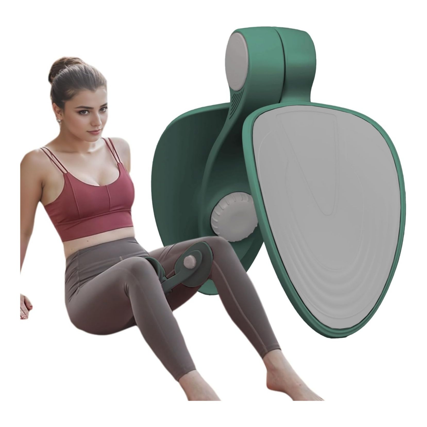 Thigh Master Exercise Equipment Thigh Exerciser Inner Thigh Workout Device Leg Trainer Hip Trainer Buttock Exerciser Fitness Equipment Home Gym Exercise Tool Body Shaping Machine Muscle Toning Equipment Women Men Workout Fitness Training Device Portable E
