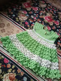 pakistani handmade baby frocks