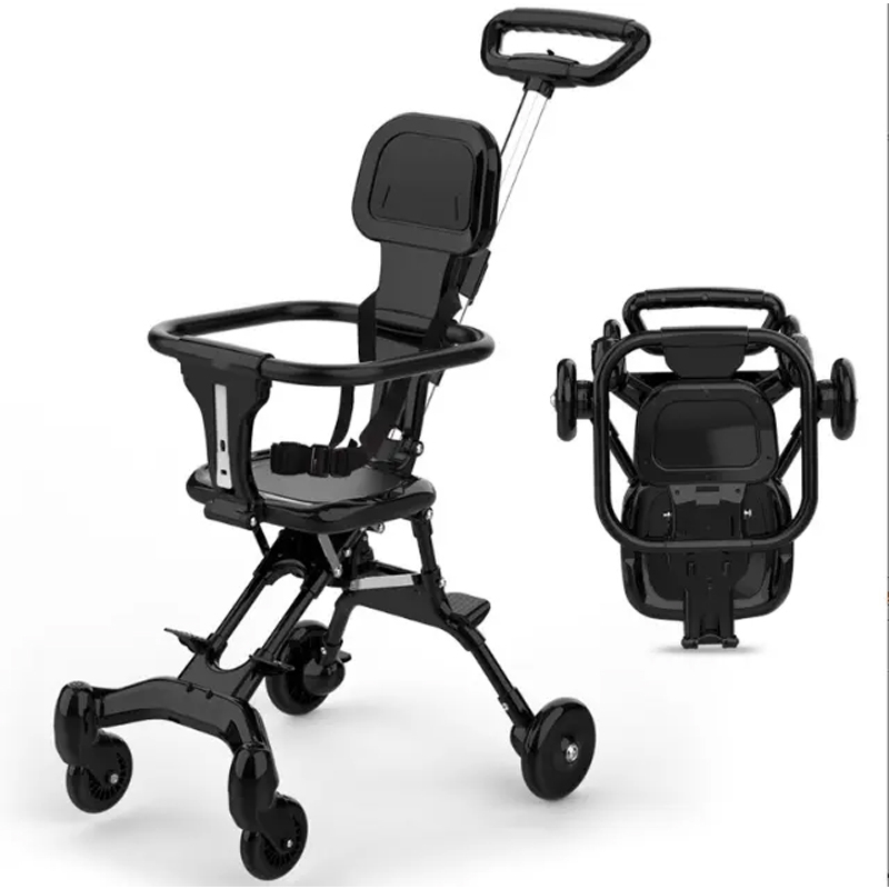 Lightweight Foldable Baby Stroller Travel Carriage Portable Children Four-Wheel Cart