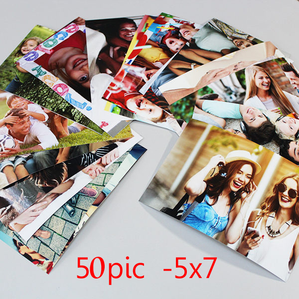 Customized Photo Print 4x6 to 5x7 with Digital High Quality Resolution HD Photo Prints