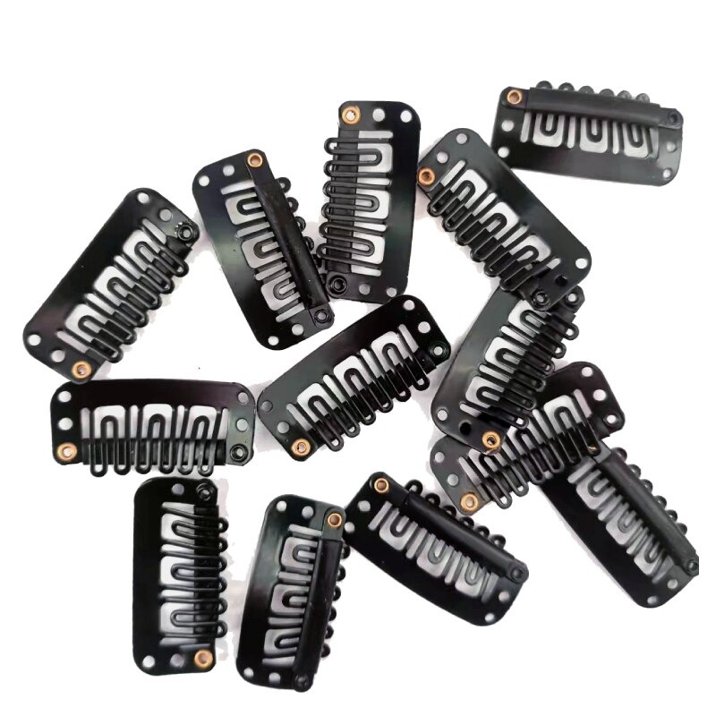 10 PCS Hair Fixing clips for WIGS or HAIR Extensions Specially Designed for Men/Women Units