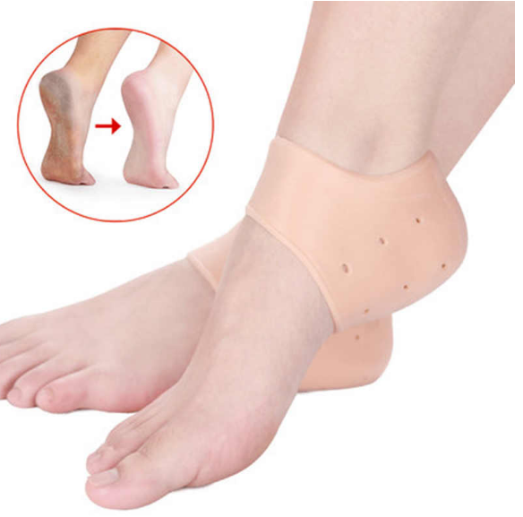 New Silicone Foot Protection Sock Set Anti-Crack Socks