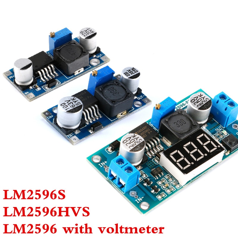 LM2596 LM2596S LM2596HVS DCDC Adjustable Step Down Buck Supply Module