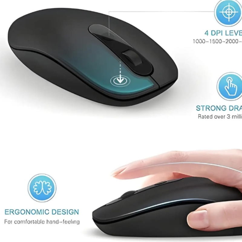 Wireless Computer Mouse | Bluetooth Wireless Computer Mouse | BT Mouse | Mouse For Laptop