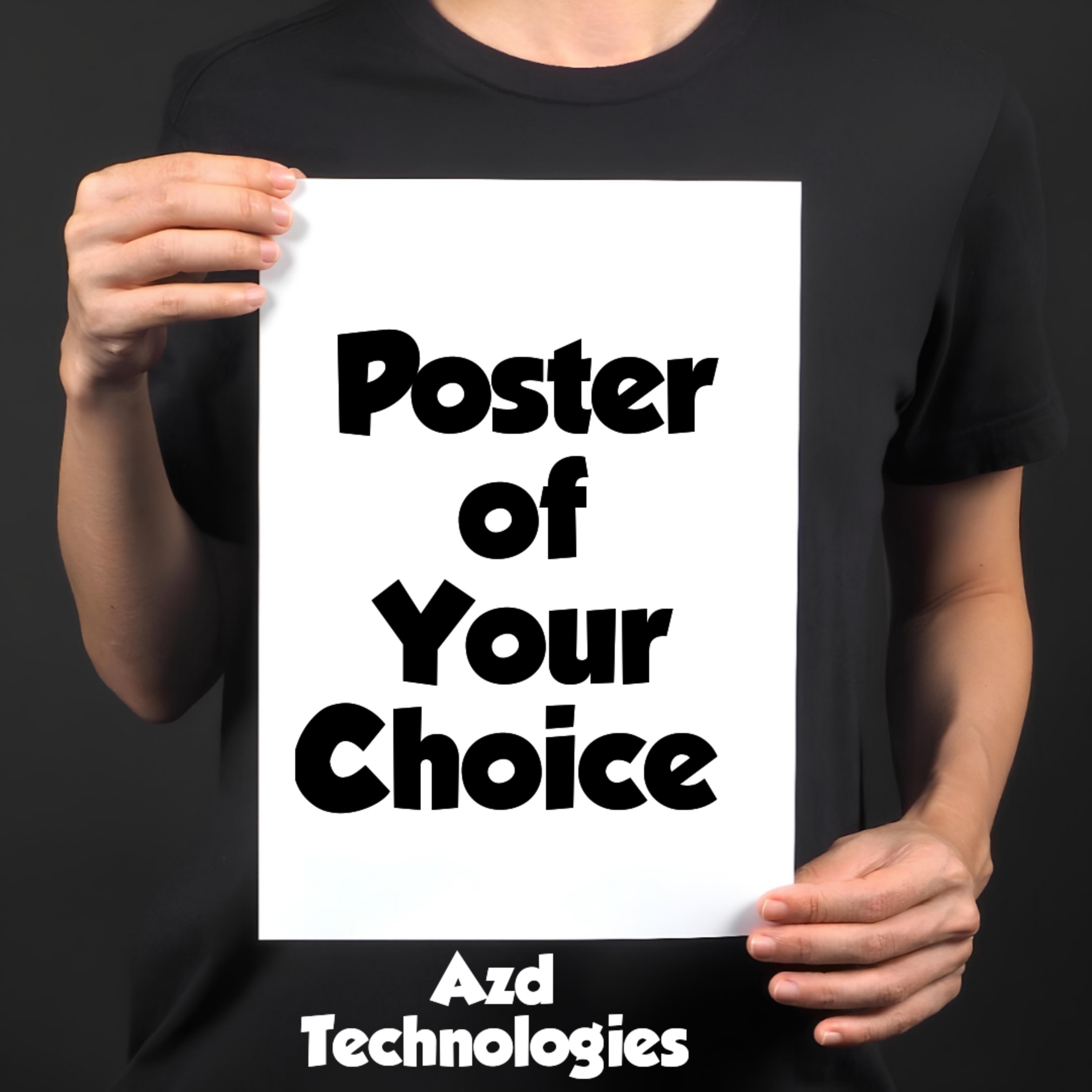 Custom Printed Posters Design Your Own Wall Art Best Quality Posters Customizable 12x9 Inches Premium Wall Decor
